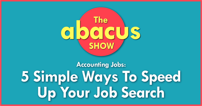accounting job search tips